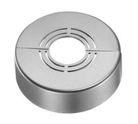 sourcing map Wall Split Flange, 1 Pcs 62x20 mm - Cuttable ABS Round Escutcheon Plate Cover Buckle, Shower Arm Flange for 20/25/33mm(0.8/1.0/1.3 Inch) Water Pipe Faucet Decoration (Gray)