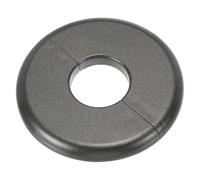 sourcing map Wall Split Flange, ABS Self-Adhesive Escutcheon Plate for 28mm/1.1" Diameter, Water Pipe Cover for Kitchen Toilet Faucet Decoration, Grey