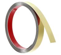 sourcing map Wall Trim Molding, 16.4 ft x 0.79 in Stainless Steel Peel and Stick Self Adhesive Trim Metalized Mirror-Like Finish Strip Border Edge Frame Trim for Home DIY Decoration, Gold