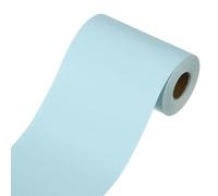 sourcing map Wallpaper Border, Peel and Stick Wallpaper Borders, 10m x 10cm Self Adhesive Mirror Frame Trim Tape for Kitchens Decor, Bedroom Bathrooms, Sky Blue