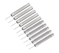 sourcing map Watch Band Pin Punch 0.8mm 1mm Dia Watch Straps Link Pin Remover Repair Tools 10 pcs