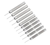 sourcing map Watch Band Pin Punch 0.9mm 1mm Dia Watch Straps Link Pin Remover Repair Tools 10 pcs