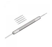sourcing map Watch Band Pins Replacement Kit, Stainless Steel 15mm Watch Spring Bars Pins 4Pcs with Dia 1.5mm Spring Bar Removal Tool