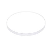 sourcing map Watch Clear Crystal Lens Glass 34mm Dia. 2.5mm Thick Round Flat Mineral High Transmittance Watch Glass Replacement Part for Watchmaker Repair