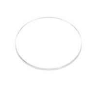 sourcing map Watch Crystal Glass Len 24mm Dia 1.5mm Thick Flat Round Clear Sapphire Glasses Watches Face Crystals Lens Replacement for Watchmaker Repair