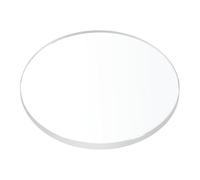 sourcing map Watch Crystal Glass Len 40mm Dia 2mm Thick Flat Round Clear Sapphire Glasses Watches Face Crystals Lens Replacement for Watchmaker Repair