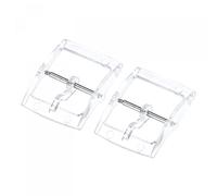 sourcing map Watch Strap Clasp Replacement Plastic Buckle for 16mm Width Watch Bands Transparent 2 Pcs
