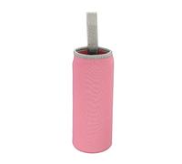 sourcing map Water Bottle Sleeve 500ml Neoprene Carrier Insulated Non Slip Protective Glass Bottles Cover with Strap for Cool or Hot Drinks, Pink 2 Pack