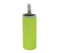 sourcing map Water Bottle Sleeve 500ml Neoprene Carrier Insulated Non Slip Protective Glass Bottles Cover with Strap for Cool or Hot Drinks, Green 2 Pack