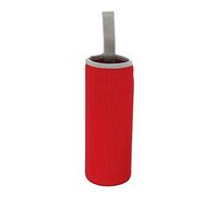sourcing map Water Bottle Sleeve 500ml Neoprene Carrier Insulated Non Slip Protective Glass Bottles Cover with Strap for Cool or Hot Drinks, Red 2 Pack