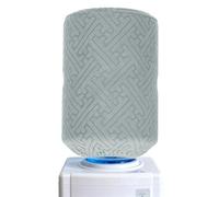 sourcing map Water Dispenser Barrel Dust Cover, Reusable Durable Fabric Water Dispenser Decorative Cover Elastic Fabric Cooler Protector for 5 Gallon Home Office, Light Gray