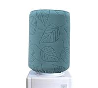 sourcing map Water Dispenser Barrel Dust Cover, Reusable Durable Fabric Water Dispenser Decorative Cover Elastic Fabric Cooler Protector for 5 Gallon Home Office, Leaf Style Blue