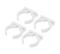 sourcing map Water Filter Clip 46x57mm Double Water Purifier Filter Clip Clamp White 4 Pack