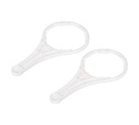 sourcing map Water Filter Housing Wrench Fit for 20-inch Water Filter Housing Plastic Filter Housing Wrench White 2 Pack