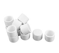 sourcing map Water Pipe Fittings PVC Slip End Caps 25mm Dia 12Pcs White