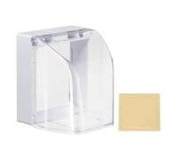 sourcing map Waterproof Electrical Outlet Cover 86-Type Protector Universal 1-Gang Wall Socket Protector Receptacle Cover for Bathrooms Outdoor Plug, Transparent 4.53 x 4.02 x 3.74in
