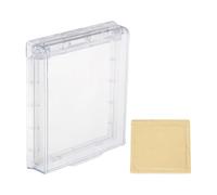 sourcing map Waterproof Electrical Outlet Cover 86-Type Protector Universal 1-Gang Wall Socket Protector Receptacle Cover for Bathrooms Outdoor Plug, Transparent 4.41 x 3.94 x 0.87in