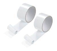 sourcing map Waterproof Patch Seal Tape 2 in x 5 Ft, 2 Pcs PVC Leak Proof Repair Sealing Duct Tape for HVAC, Roof Crack, Boat, Hoses Pipes, Awning, White