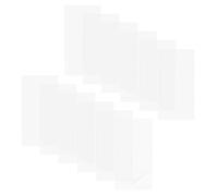 sourcing map Waterproof Patch Seal Tape 8" x 4", 12 Pcs PVC Leak Proof Repair Sealing Duct Tape for HVAC, Roof Crack, Boat, Hoses Pipes, Awning, Transparent