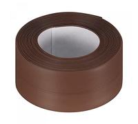 sourcing map Waterproof Seal Caulk Strip Tape Self Adhesive 1.5"W x 10.5'L PVC Sealing Tape for Kitchen Bathroom Brown