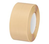 sourcing map Waterproof Seal Caulk Strip Tape Self Adhesive, 1pcs 10.5 Ft L x 1.5" W PVC Sealing Tape Caulking Tape for Kitchen Countertop, Bathroom, Toilet, Bathtub Floor Wall Corner, Yellow