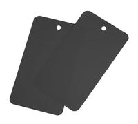 sourcing map Waterproof Wires Plastic Shipping Tags,for Product Identification Tags,Valve Marking,Outdoor Tagging,2 x 3.5 Inch Black 50Packs