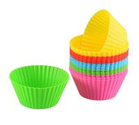 sourcing map Wax Melt Warmer Liner Silicone for Candle Fragrance Melter, Pack of 20 (Yellow, Red, Rose Red, Green, Blue)