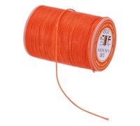sourcing map Waxed Cord 0.8mm 60 Yards Wax Bead Thread String Waxed Thread Beading Leather Thread for Jewelry Making Leather Sewing Bright Red