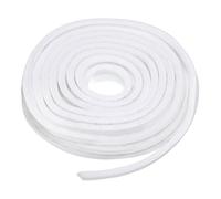 sourcing map Weather Stripping Brush 33ft 394" 10m x 7mm Polyester Fiber Self-Adhesive Pile Seal Strip for 3-5mm Gap Sliding Windows Doors Windproof Frost Dust Proof, White