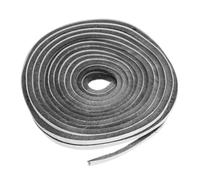 sourcing map Weather Stripping Brush 33ft 394" 10m x 9mm Polyester Fiber Self-Adhesive Pile Seal Strip for 2.5-4.5mm Gap Sliding Windows Doors Windproof Frost Dust Proof, Grey
