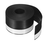 sourcing map Weather Stripping Door Seal 16.4ft x 45mm TPE Seal Strip for Door Draft Stopper Adhesive Tape Window House Shower Glass Gaps, Black