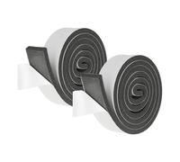 sourcing map Weather Stripping Door Seal, 2 Rolls 2" x 3/8" Adhesive Foam Tape Seal Soundproof Insulation Strips for Door Frame Window Gaps (13 Feet Total, 6.5 Feet/Roll)