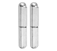 sourcing map Weld Barrel Hinges,2 Pack 3" Long 5/8" Diameter - 304 Stainless Steel Weldable Detachable Round Body Weld Hinges for Metal Gate Swing Door Trailer Ramp, Dia 5/16" Pin