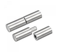 sourcing map Weld on Barrel Hinges, 50mm x 12mm Male to Female 304 Stainless Steel Hinge Pin for Metal Home Gate Door Window 2 Pairs