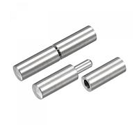 sourcing map Weld on Barrel Hinges, 60mm x 12mm Male to Female 201 Stainless Steel Hinge Pin for Metal Home Gate Door Window 2 Pairs