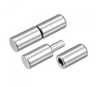 sourcing map Weld on Barrel Hinges, 60mm x 16mm Male to Female 304 Stainless Steel Hinge Pin for Metal Home Gate Door Window 4 Pairs