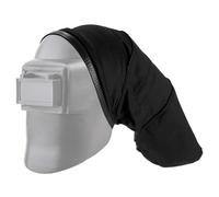 sourcing map Welding Helmet Cover FR Cotton Welding Helmet Extended Headcover Welding Head Cover Welding Hood Accessories with Press Fit Seal for Most Welding Helmets, Black