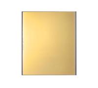 sourcing map Welding Lens 5.24" x 4.5" Shade 11 Glass Replacement Welding Lenses Darkening Filter Plates for Welding Helmet, Gold Coated Filter Glass