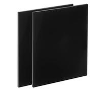 sourcing map Welding Lens Shade 11 Glass 2 EACH 3.5" x 4.3" Replacement Welding Lens Hardened Glass Black Darkening Filter Plate for Welding Helmet, Black