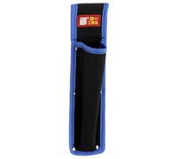 sourcing map Welding Rod Pouch 12.26" x 3.15" x 9.45" Canvas Welding Rod Bag Leather Electrode Holder with Waist Belt Rivet Reinforcement for Storage Welding Tools, Black Blue