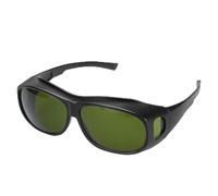 sourcing map Welding Safety Glasses IR Shade 3 Green PPE Protective Glasses Light-Proof Wrap-Around Lens Lightweight CE Certified Protective Welding Eyewear for Men Women Eye Protection