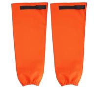 sourcing map Welding Sleeves 20" Flame Retardant Cotton Welding Work Sleeves Fit Men and Women Heat Flame Resistant Arm Protection Gardening Sleeve for Welding Machining Metal Handling, Orange