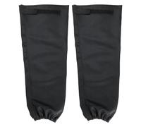 sourcing map Welding Sleeves 20" Flame Retardant Cotton Welding Work Sleeves Fit Men and Women Heat Flame Resistant Arm Protection Gardening Sleeve for Welding Machining Metal Handling, Black