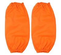 sourcing map Welding Sleeves Flame Retardant Cotton Welding Work Sleeves Fit Men and Women Heat Flame Resistant Arm Protection Gardening Sleeve for Welding Machining Metal Handling, Orange