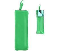 sourcing map Wet Umbrellas Bag, 11 x 5 Inch Waterproof Oxford Cloth Reversible Umbrellas Sleeve Cover Portable Waterproof Case for Wet Travel Folding Umbrellas Travel Home Outdoor, Green