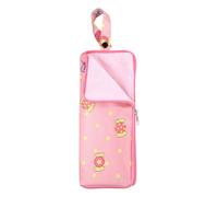 sourcing map Wet Umbrellas Bag 4.9" x 11" Superfine Fiber Strong Water Absorption Umbrella Case Cover Portable Waterproof Case for Storage Travel Home Outdoor, Pink
