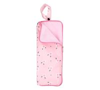 sourcing map Wet Umbrellas Bag 4.9" x 12.6" Superfine Fiber Strong Water Absorption Umbrella Case Cover Portable Waterproof Cases for Storage Travel Home Outdoor, Pink