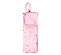 sourcing map Wet Umbrellas Bag 4.9" x 13.4" Superfine Fiber Strong Water Absorption Umbrella Case Cover Portable Waterproof Cases for Storage Travel Home Outdoor, Pink