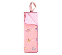 sourcing map Wet Umbrellas Bag 4.9" x 14.2" Superfine Fiber Strong Water Absorption Umbrella Case Cover Portable Waterproof Case for Storage Travel Home Outdoor, Pink