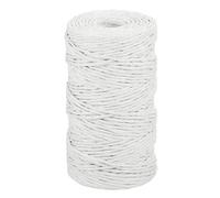 sourcing map White Raffia Ribbon,98 Yard Natural Raffia Paper String 2mm Wide Twisted Raffia Yarn Twine for Gift Wrapping Crocheting Knitting DIY Crafts